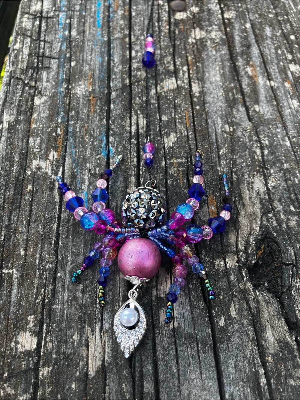 Beaded spider sub catcher handcrafted